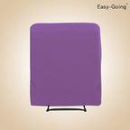 Easy-Going Recliner Stretch Sofa Slipcover Sofa Cover 4-Pieces Furniture Protector Couch Soft with Elastic Bottom SpandexJacquard Fabric Small Checks(Recliner,Purple) Large