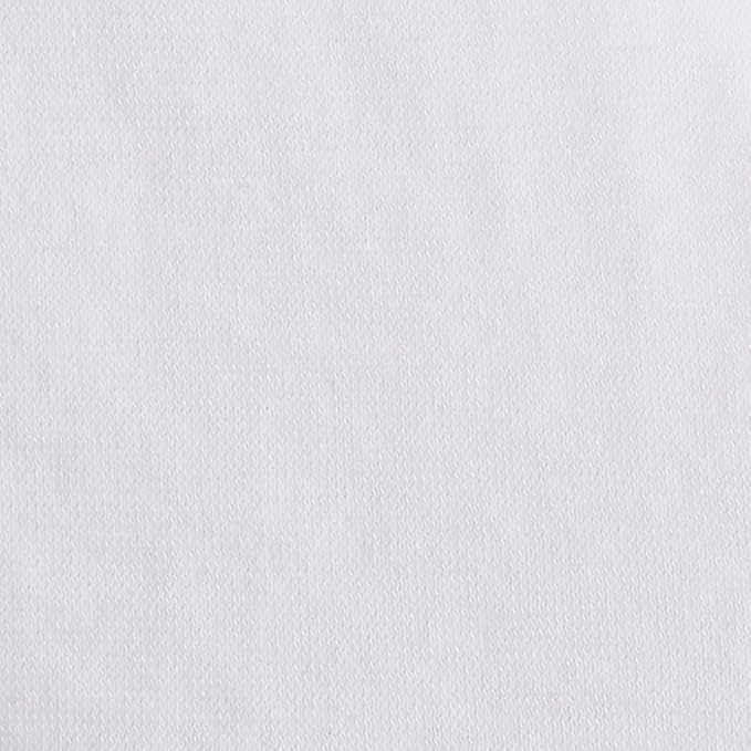 Amazon Basics 4 Piece Comfortable Cotton Jersey Bed Sheet Set, Includes Soft Flat and Fitted Sheets, Pillowcase, Queen, White, Solid