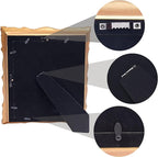 Vintage 8x10 Picture Frame with Embossed Flower, Ornate Gold Frame for 8x10 or 5x7 Photos with White Mat, Antique Photo Frame for Tabletop & Wall Hanging (Bronze)