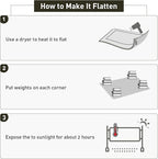 Area Floor Mat for Home, 6'×9' Large Transparent No Slip Waterproof Vinyl Area Rug, Spill Resistant Hard Floor Protector Cover for Bedroom, Easy Clean Splat Mat for Under High Chair