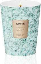 M&SENSE BambooStream Scented Candles for Home, Lead-Free Wick Highly Scented Jar Candles, 14.1 Oz 80 Hours Lasting Burning Candles Gifts for Women, Relaxing Aromatherapy Candle for Stress Relief
