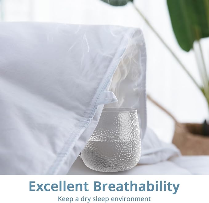 Globon Ultra-Soft Lightweight Down Feather Comforter King Size,Breathable Light Duvet Insert for Hot Sleeper/Warm Weather,Noiseless Shell,700 Fill Power with Corner Tabs,White