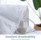 Globon Ultra-Soft Lightweight Down Feather Comforter King Size,Breathable Light Duvet Insert for Hot Sleeper/Warm Weather,Noiseless Shell,700 Fill Power with Corner Tabs,White