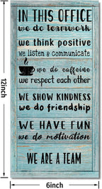 We Are A Team Office Signs Decor - Motivational Quotes Wall Art, Team Gift, Gift for Leader