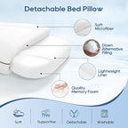 Basic Beyond Cervical Neck Pillow for Neck Pain Relief, 17*25*2.4 Cervical Pillow for Neck Correction, Memory Foam Ergonomic Pillow with Good Neck Support, Orthopedic Pillow for Back and Side Sleepers