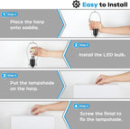 22'' Tall Table Lamps for Bedroom Set of 2, Silver Bedside Touch Control Lamp with 2 USB Ports&AC Outlet, Modern Living Room Table Lamp for Nightstand End Table, 3-Way Dimming with 2 E26 Edison Bulbs