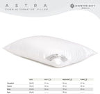 Downright 233 Thread Count 35 oz Astra LikeDown Pillow, 20" x 36", King 20 x 36