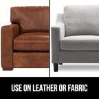 GORILLA GRIP Patented Waterproof Slip-Resistant Oversized 78” Sofa Protector Cover, for Leather or Fabric Couch Cushion, Large Microsuede Furniture Covers Dogs Pets Machine Washable Slipcover, Navy