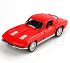 1/36 Scale 1963 Chevy Corvette Diecast Cars Models,Pull Back Vehicles Toy Cars,Cars Gifts for Boys Girls