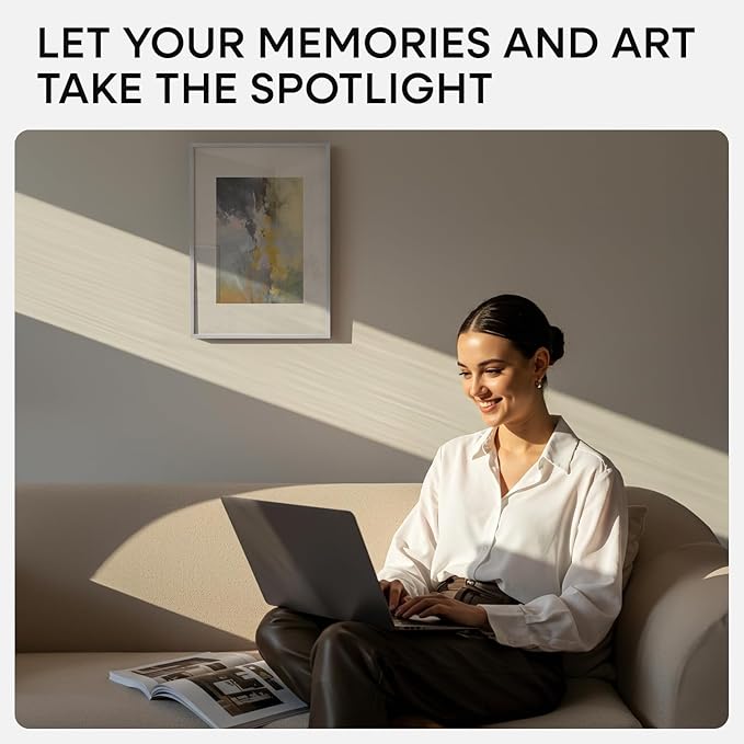 Homeforia A3 Picture Frame Silver, High End Metal 11.7 x 16.5 inch Poster Frames with Mat 8.3 by 11.7 for Photo, A3 Size Frames Matted to A4 Art, 11.7x16.5 Wall Hanging Frame, Tempered Glass, Set of 1