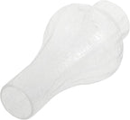 Uonlytech Home Decor Vintage Decor Glass Lamp Chimney, Chimney Transparent Glass Shade Replacement Oil Lamp Wall Cover for Vintage and Antique Style s, Burst Crack Home Decor Decor