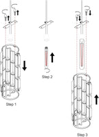 LMQNINE Pendant Lighting Modern Pendant Light, Mini Crystal Chandeliers,Adjustable Pendant Light Fixture for Kitchen Island Dinning Room Bedroom (Gold, 1-Light)