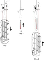 LMQNINE 4 Light Black Pendant Lighting Modern Pendant Light, Mini Crystal Chandeliers,Adjustable Pendant Light Fixture for Kitchen Island Dinning Room Bedroom (Black 4-Light)