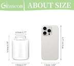 Glasseam Bud vases Set of 6: Glass Vases for Centerpieces Modern Small Vases for Home Table Shelf Wedding Party Decoration - Clear Vase for Flowers Stem Roses Tuilps Cuttings