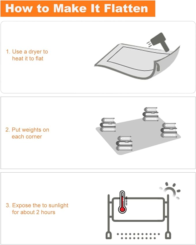 Small Clear Area Mat, 2'×3' PVC Waterproof Hard Floor Mat for Under Refrigerator