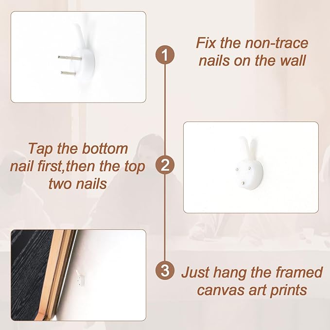 Aurlan Jesus Last Supper Bible Story Wall Art(16"x24"), 3PCS Boho Christ Christian Easter Gifts Canvas Artwork, Neutral Spiritual Religious Faith Decor Prints for Office Home