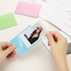 PATIKIL 2x3 Fridge Magnetic Frame, 5Pcs Mini Picture Frames Photo Frame Instant Film Small Picture Holder for Fujifilm Refrigerator, Pink