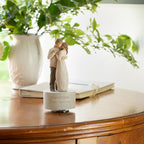 Willow Tree Promise Musical, Plays Pachelbel's Canon in D Major, Hold Dear The Promise of Love, Gift for Bridal Shower, Wedding, Anniversary, Valentine's Day, Sculpted Hand-Painted Musical Figure