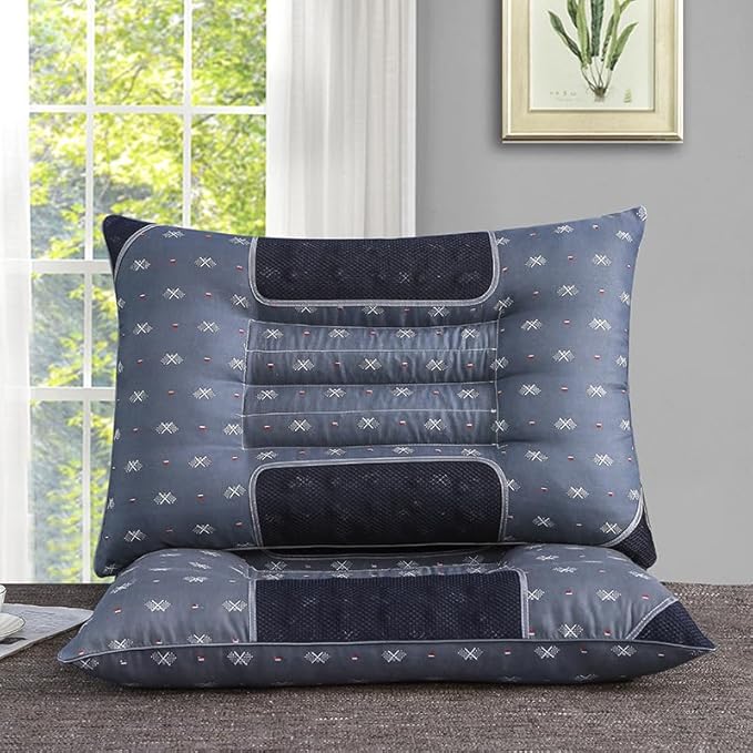 Cassia Magnetic Neck Care Sleeping Health Pillow, Pair of Sleeping Pillows