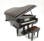 Piano Music Box with Bench and Black Case Musical Boxes Gift for Christmas/Birthday/Valentine's Day, Melody Spirited Away