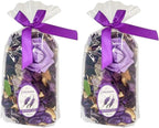 Potpourri Bags,Home Fragrance Sachet Petal,Potpourri Bowl Filler,vase Filler for Families, Weddings, Cars, Coffee Shops, etc Decoration, 2 Bags/10oz (Lavender)