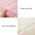 Couch Cover for Dogs Washable, Fuzzy Pet Couch Covers for 3 Cushion Sofa Pet Friendly, Non Slip Sofa Cover (Pink, 27.6" x 59"/70 x 150cm)