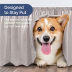 Wrap Around Dust Ruffle Bed Skirt - Light Grey - for Full Size Beds with 15 Inch Drop - Elastic Strap - Adjustable Pleated Bedskirt with Brushed Fabric and Wrinkle Free - for Women, Men, Kids & Teens