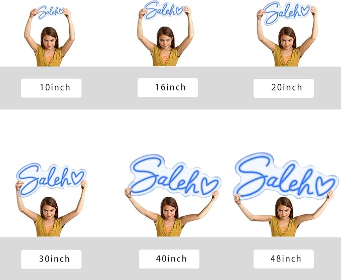 IbayNawi Custom Personalized Neon Sign for Wall Decor, Customizable for Bedroom, Wedding, Birthday Party