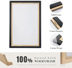 Framed Green Abstract Canvas Wall Art, Modern Art Prints Paintings Artwork for Walls, Minimalist Dark Sage Green Pictures for Living Room Dining Room Bedroom Office Bathroom Wall Decor 24x36 In