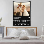 Custom Tapestry For Wall Bedroom Custom Backdrop Personalized Image Text Photo Customized Funny Tapestry Banners And Signs Song Vertical Tapestrys