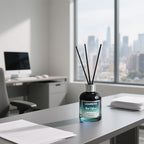 Reed Diffuser Sets, 4oz (120mL)- Lavender Reed Diffuser Oils, with 5 Reed Sticks, Home Fragrance Reed Diffuser for Bathroom Shelf Decoration.