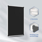 WEER White Bathroom Mirror 28X36 Inch, Rounded Rectangle White Metal Frame Mirror, Matte White Bathroom Vanity Mirror with Tempered Glass, Anti-Rust, Hangs Horizontally or Vertically