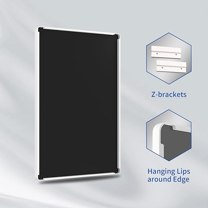 WEER White Bathroom Mirror 22X30 Inch, Rounded Rectangle White Metal Frame Mirror, Matte White Bathroom Vanity Mirror with Tempered Glass, Anti-Rust, Hangs Horizontally or Vertically