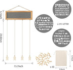 Collage Picture Frames for Wall, Birthday Gifts for Mom Women Teenage Girls, Polaroid Picture Display Felt Letter Board with 270 Letters and 30 Clips, Unique DIY Mothers Day Gifts