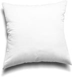 EDOW Throw Pillow Inserts, Set of 2 Lightweight Down Alternative Polyester Pillow, Couch Cushion, Sham Stuffer, Machine Washable. (White, 14x14)