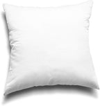 EDOW Throw Pillow Inserts, Set of 2 Lightweight Down Alternative Polyester Pillow, Couch Cushion, Sham Stuffer, Machine Washable. (White, 20x20)