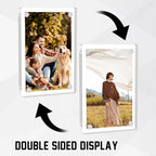 kuchisity® 24 Pack Acrylic Fridge Magnetic Frame for Polaroid, 2.3 x 3.5 In Mini Acrylic Photo Frames for Fujifilm Instax Double Sided Refrigerator Magnet Picture Frame Clear Picture Display Frame