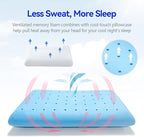 inight Memory Foam Pillows, Foam Pillows for Sleeping, Soft Tex Pillow Memory Foam, Bed Pillows for Back Sleepers & Side Sleepers Pillows- 1 Pack Standard Size, Oeko-TEX & CertiPUR-US Certified