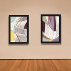 VCK 24x36 Solid Wood Poster Frames Black 3 Pack Picture Frame with Wall Mounting Hanging