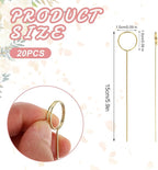 20 Pcs Floral Pick Card Holder Picture Holders Wire Clip for Tables, DIY Craft Gift Card Holder for Centerpieces Memo Holder Metal Place Card Holders for Party Birthday Office Cake Topper