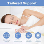 Bed Pillows for Sleeping Queen Size set of 2 Pack Cooling Pillow Set of 2 for Side Back and Stomach Sleepers Down Alternative Filling Luxury Soft and Skin-Friendly