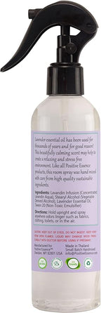 Lavender Room and Linen Spray – Natural Pillow Mist with Pure Lavender Essential Oil, Calming Home Fragrance, Sleep Spray, Bathroom Freshener, Fabric and Air Freshener – 8.5 fl oz