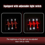 Shift Neon Sign for Wall Decor LED Manual Gearbox Neon Light Dimmable USB Car Gearbox Light Up Sign for Garage Parking lot Car Club Gifts for Father Husband Car Lovers(15.7 * 11.8In)