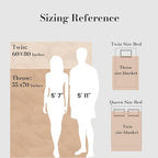 Amélie Home Faux Fur Throw Blanket for Couch, Cozy Fuzzy Fluffy Fur Luxurious Soft Striped Plush Gift Blankets for Family Sofa Chair Bed Living Room Bedroom, 55"x70", Tie-dye Khaki