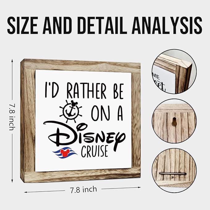 Rustic Wood Sign, Wooden Plaques Table Decor, Farmhouse Home Decorative, Inspired Decor for Office Cubicle, Small Wooden Box Sign, Office Decoration Art