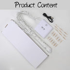 Money Tree Gift Card Holder 24 LED Birch Twig Treelights Battery/USB Powered Light Up Display Twig Gift Card Holder with 22 Clear Clips for Graduation Birthday Wedding Photo (Warm Color)