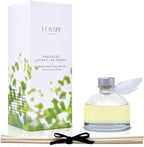 LOVSPA Reed Diffuser Set, Paradise Coconut Lime Verbena Scented Oil Diffuser with Sticks, Home Fragrance Accessories for Bathroom Shelf Decor, Aroma Diffusers for Home or Office Desk, USA Made