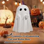 Halloween Ghost Figurine - Spooky Resin Ghost Statue, Cute Finger Ghost Ornaments, Perfect for Indoor & Porch Halloween Decor (Halloween Ghost Figurine)