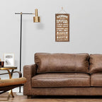 Rustic Western Bathroom Decor - Funny Wall Signs, Farmhouse Country Rules Wall Decor I1