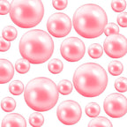 300Pcs Vase Filler Lightpink No Hole Faux Pearl Beads for Vase Filling Decorations, Candle Centerpieces, Wedding Centerpieces, Home Party Decor (8/14/20mm)